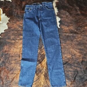 Wrangler Men's Deep Blue Straight Jeans